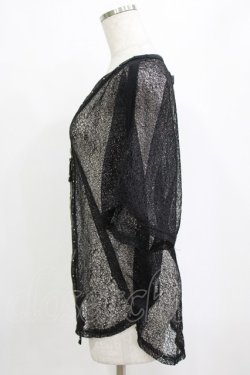 画像2: Ozz Croce / レースドルマンZIPジャケット  黒 H-26-01-19-035-OO-JA-KB-ZH