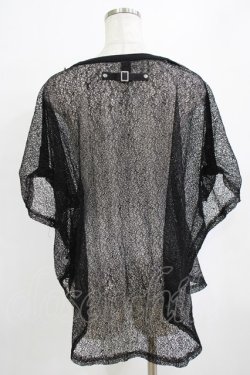 画像3: Ozz Croce / レースドルマンZIPジャケット  黒 H-26-01-19-035-OO-JA-KB-ZH