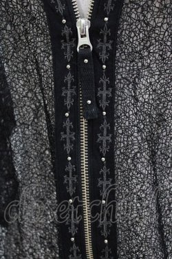 画像5: Ozz Croce / レースドルマンZIPジャケット  黒 H-26-01-19-035-OO-JA-KB-ZH