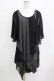画像1: Ozz Croce / レイヤードノースリーブワンピース  グレー×黒 H-26-01-19-036-OO-OP-KB-ZH (1)