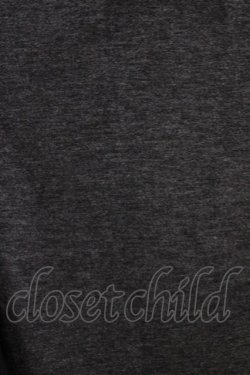 画像4: Ozz Croce / レイヤードノースリーブワンピース  グレー×黒 H-26-01-19-036-OO-OP-KB-ZH