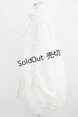 画像2: merry jenny / ribbonフリルパデットジャケット  アイボリー H-26-01-19-038-LO-JA-KB-ZH