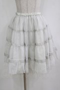 Emily Temple cute / シャイニーペチコート  グレー H-26-01-19-039-ET-SK-KB-ZH