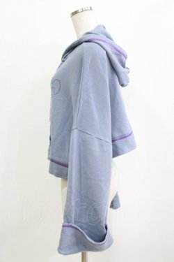 画像2: LAND by MILK BOY / HEART STONE HOODIES  ブルー H-26-01-19-041-MB-TO-KB-ZH