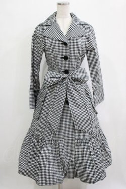 画像1: MILK / MILKスプリングコート  ブラックギンガム H-26-01-19-005-ML-CO-KB-ZH