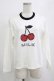 画像1: MILK / Cherry L.S. Tee  オフ H-26-01-19-045-ML-TO-KB-ZH (1)