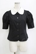 MILK / アニーブラウス  ブラック H-26-01-19-046-ML-BL-KB-ZH