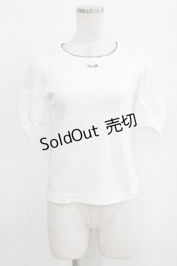 画像1: MILK / MILKパフTee  オフ H-26-01-19-047-ML-TO-KB-ZH