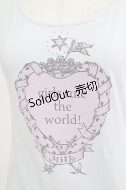 画像4: MILK / girls rule the world Tee  サックス H-26-01-19-049-ML-TO-KB-ZH