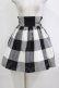 画像1: MILK / GINGHAMスカート  ブラック H-26-01-19-052-ML-SK-KB-ZH (1)