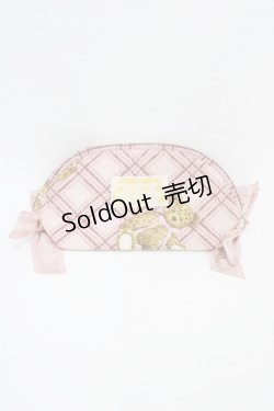 画像1: PINK HOUSE / PINK HOUSE×misako&erinkoピンクリトルテディプリントポーチ  ピンク H-26-01-19-1005-LO-ZA-NS-ZH