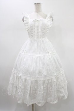 画像1: Angelic Pretty / クレッシェンドティアードジャンパースカート Free オフ H-26-01-19-1027-AP-OP-NS-ZH