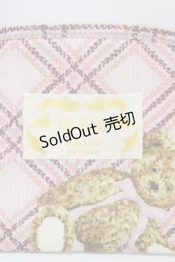 画像2: PINK HOUSE / PINK HOUSE×misako&erinkoピンクリトルテディプリントポーチ  ピンク H-26-01-19-1005-LO-ZA-NS-ZH