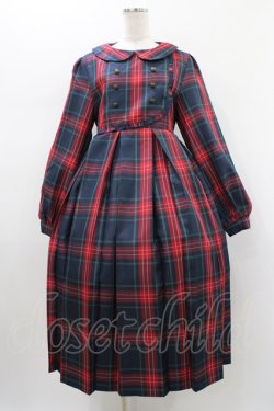 画像1: FLC / MINA*タータンチェックワンピース L グリーン H-26-01-19-1031-0-OP-NS-ZH