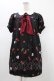 画像1: Ank Rouge /  Fancy Strawberryシャツワンピース M ブラック H-26-01-19-1037-CA-OP-NS-ZH (1)