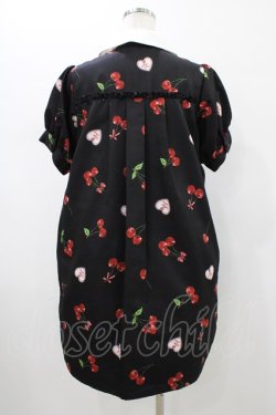 画像2: Ank Rouge /  Fancy Strawberryシャツワンピース M ブラック H-26-01-19-1037-CA-OP-NS-ZH