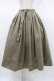 画像1: INGEBORG / クールモーションツイルタックスカート 9号 サンドベージュ H-26-01-19-1042-LO-OP-NS-ZH (1)