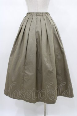 画像2: INGEBORG / クールモーションツイルタックスカート 9号 サンドベージュ H-26-01-19-1042-LO-OP-NS-ZH