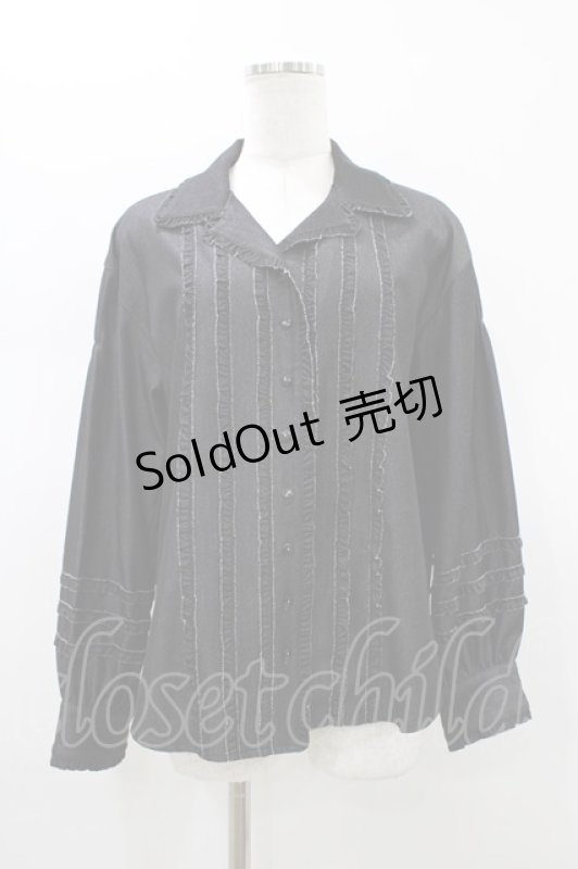 画像1: INGEBORG / デニム×タフタジャケット 9号 ブラック H-26-01-19-1044-LO-JA-NS-ZH (1)