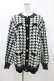 画像1: Ank Rouge / ビジューボタン千鳥カーデ M ブラック H-26-01-19-1045-CA-TO-NS-ZH (1)