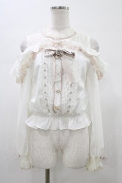 画像1: LIZ LISA / オープンショルダーフリルブラウス Free オフ/ピンク H-26-01-19-1046-LO-BL-NS-ZH