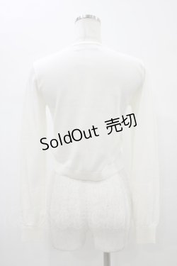 画像2: JESUS DIAMANTE / ホワイトローズカーデ Free オフ H-26-01-19-1049-JE-TO-NS-ZH