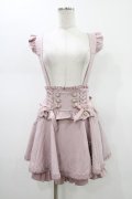 LIZ LISA / レースアップサスペンダー付スカパン Free ピンク H-26-01-19-1012-LO-PA-NS-ZH