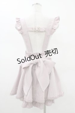 画像2: LIZ LISA / レースアップサスペンダー付スカパン Free ピンク H-26-01-19-1012-LO-PA-NS-ZH