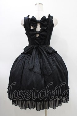 画像2: ALICE and the PIRATES / ローズバックリボンジャンパースカート FREE ブラック H-26-01-19-1020-PA-OP-YZ-ZH