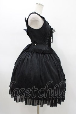 画像3: ALICE and the PIRATES / ローズバックリボンジャンパースカート FREE ブラック H-26-01-19-1020-PA-OP-YZ-ZH