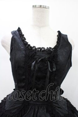 画像4: ALICE and the PIRATES / ローズバックリボンジャンパースカート FREE ブラック H-26-01-19-1020-PA-OP-YZ-ZH