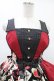 画像4: metamorphose / Wonder Card Queen of Hearts ジャンパースカート サイズ1 ブラック H-26-01-19-1021-ME-OP-NS-ZH (4)