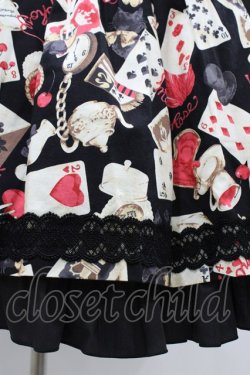 画像5: metamorphose / Wonder Card Queen of Hearts ジャンパースカート サイズ1 ブラック H-26-01-19-1021-ME-OP-NS-ZH