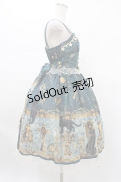 画像3: metamorphose / 黒猫と魔法の地図リボンジャンパースカート サイズ1 グリーン H-26-01-19-1023-ME-OP-NS-ZH