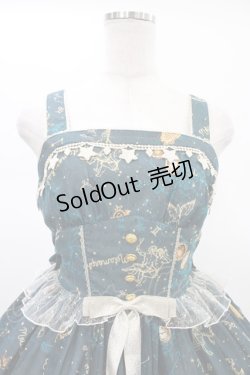 画像4: metamorphose / 黒猫と魔法の地図リボンジャンパースカート サイズ1 グリーン H-26-01-19-1023-ME-OP-NS-ZH