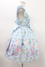 画像3: Angelic Pretty / Happy Garlandジャンパースカート Free サックス H-26-01-19-1024-AP-OP-NS-ZH (3)