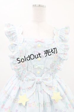 画像4: Angelic Pretty / Happy Garlandジャンパースカート Free サックス H-26-01-19-1024-AP-OP-NS-ZH