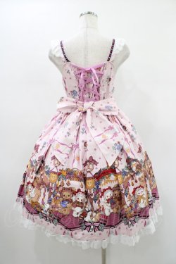 画像2: BABY,THE STARS SHINE BRIGHT / くみゃちゃんのHarvest Festival柄ジャンパースカートII Free ピンク H-26-01-19-1026-BA-OP-NS-ZH