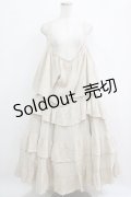 merry jenny / ティアードティアードワンピース  アイボリー H-26-01-19-007-LO-OP-KB-ZH
