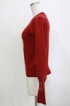画像2: merry jenny / bear shaggy knit tops  レッド H-26-01-19-061-LO-TO-KB-ZH (2)