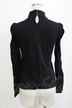 画像3: BPN / ハイネックフリルカットソー  ブラック H-26-01-19-063-GO-TO-KB-ZH