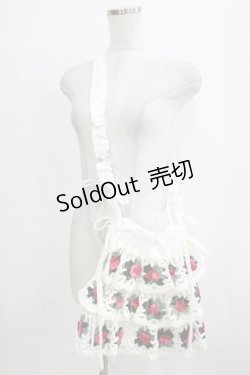 画像1: merry jenny / クロシェティアードポシェット  オフホワイト H-26-01-19-067-LO-BG-KB-ZH