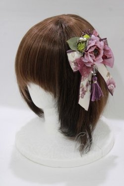 画像1: Anges et Demons / タッセルコサージュクリップ  パープル H-26-01-19-074-GO-AC-KB-ZH