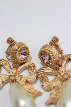 画像2: Q-pot. / リトルレディーパールイヤリング  ピンクゴールド H-26-01-19-075-QP-AC-KB-ZH