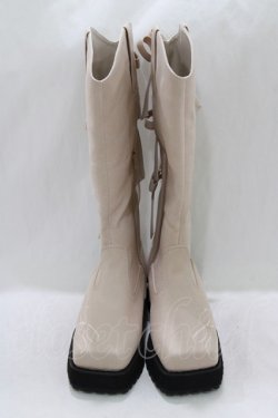 画像1: merry jenny / sweet ribbonウェスタンブーツ L ピンク H-26-01-19-081-LO-SH-KB-ZH