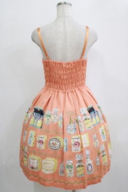 画像3: Emily Temple cute / フレグランスプチローズ付きノースリーブワンピース  オレンジ H-26-01-19-002-ET-OP-KB-ZH