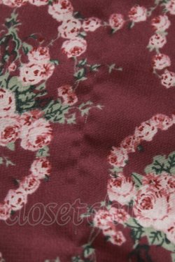 画像5: axes femme / ローズリースシフォンワンピース  ワイン H-26-01-19-019-AX-OP-KB-ZH