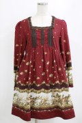 axes femme / ローズドットチュニック  ワイン H-26-01-19-020-AX-OP-KB-ZH