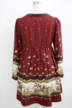 画像3: axes femme / ローズドットチュニック  ワイン H-26-01-19-020-AX-OP-KB-ZH