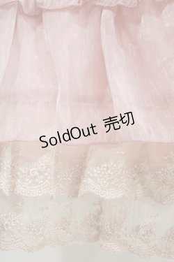 画像4: axes femme / レースフリルスカート  ピンク H-26-01-19-022-AX-SK-KB-ZH